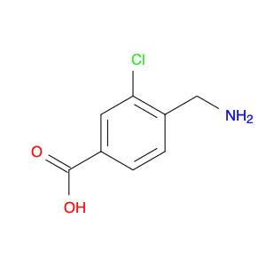 4-(Aminomethyl)-3-chloro-benzoic acid