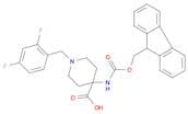 4-(Fmoc-amino)-1-(2,4-difluorobenzyl)-4-carboxypiperidine