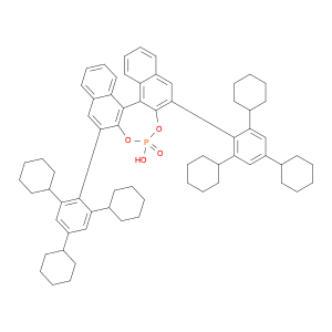 (R)-4-Hydroxy-2,6-bis(2,4,6-tricyclohexylphenyl)dinaphtho[2,1-d:1',2'-f][1,3,2]dioxaphosphepine4-o…