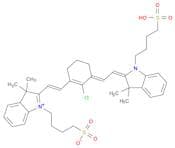 3H-Indolium,2-[2-[2-chloro-3-[[1,3-dihydro-3,3-dimethyl-1-(4-sulfobutyl)-2H-indol-2-ylidene]ethyli…