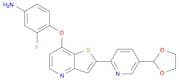 4-((2-(5-(1,3-dioxolan-2-yl)pyridin-2-yl)thieno[3,2-b]pyridin-7-yl)oxy)-3-fluoroaniline