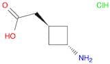 trans-(3-Aminocyclobutyl)acetic acid hydrochloride