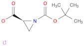 (2S)-1-[(tert-butoxy)carbonyl]aziridine-2-carboxylic acid, lithium salt