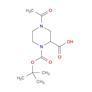 4-Acetyl-piperazine-1,2-dicarboxylic acid 1-tert-butyl ester