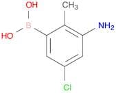 3-Amino-5-chloro-2-methylphenylboronic acid