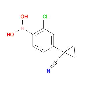 [2-Chloro-4-(1-cyanocyclopropyl)phenyl]boronic acid