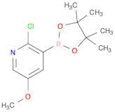2-Chloro-5-methoxy-3-(tetramethyl-1,3,2-dioxaborolan-2-yl)pyridine