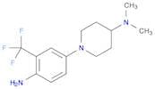 1-(4-Amino-3-(trifluoromethyl)phenyl)-N,N-dimethylpiperidin-4-amine