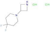 1-(azetidin-3-yl)-4,4-difluoro-piperidine;dihydrochloride