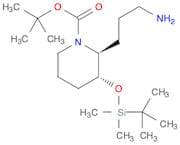 tert-butyl (2S,3R)-2-(3-aminopropyl)-3-[tert-butyl(dimethyl)silyl]oxy-piperidine-1-carboxylate