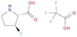 (2R,3S)-3-fluoropyrrolidine-2-carboxylic acid; trifluoroacetic acid