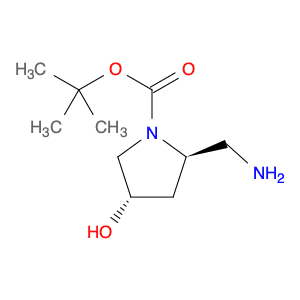 tert-butyl (2R,4S)-2-(aminomethyl)-4-hydroxypyrrolidine-1-carboxylate