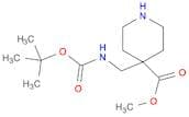 methyl 4-({[(tert-butoxy)carbonyl]amino}methyl)piperidine-4-carboxylate