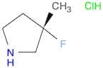 (3S)-3-fluoro-3-methylpyrrolidine hydrochloride