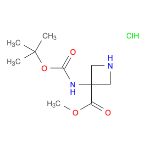 methyl 3-{[(tert-butoxy)carbonyl]amino}azetidine-3-carboxylate hydrochloride