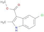 1H-Indole-3-carboxylic acid, 5-chloro-2-methyl-, methyl ester