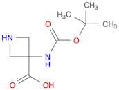 3-{[(tert-butoxy)carbonyl]amino}azetidine-3-carboxylic acid