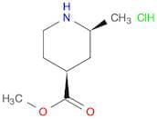 Methyl (2S,4S)-2-methylpiperidine-4-carboxylate hydrochloride