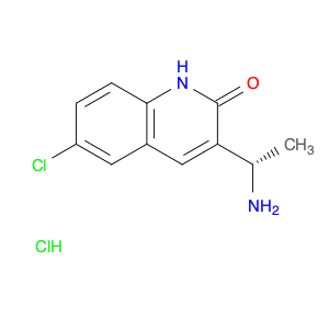 3-[(1S)-1-aminoethyl]-6-chloro-1H-quinolin-2-one;hydrochloride