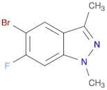 5-bromo-6-fluoro-1,3-dimethylindazole