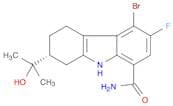 (2R)-5-bromo-6-fluoro-2-(2-hydroxypropan-2-yl)-2,3,4,9-tetrahydro-1H-carbazole-8-carboxamide