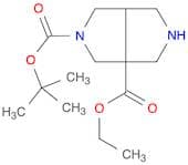 O5-tert-butyl O3a-ethyl 1,2,3,4,6,6a-hexahydropyrrolo[3,4-c]pyrrole-3a,5-dicarboxylate