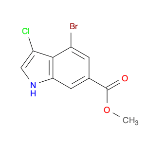 methyl4-bromo-3-chloro-1H-indole-6-carboxylate
