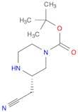 tert-butyl (3S)-3-(cyanomethyl)piperazine-1-carboxylate