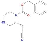 benzyl (2R)-2-(cyanomethyl)piperazine-1-carboxylate
