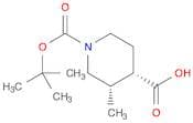 (3S,4S)-1-[(tert-butoxy)carbonyl]-3-methylpiperidine-4-carboxylic acid