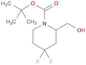 tert-butyl 4,4-difluoro-2-(hydroxymethyl)piperidine-1-carboxylate