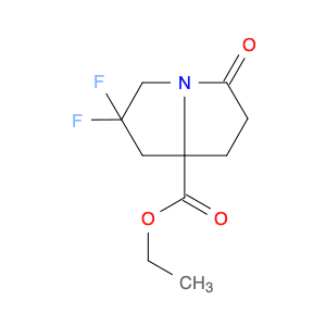 ethyl 6,6-difluoro-3-oxo-1,2,5,7-tetrahydropyrrolizine-8-carboxylate