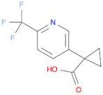 1-[6-(trifluoromethyl)-3-pyridyl]cyclopropanecarboxylic acid
