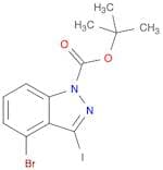 tert-butyl 4-bromo-3-iodo-indazole-1-carboxylate