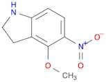 4-methoxy-5-nitro-2,3-dihydro-1H-indole