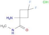 1-amino-3,3-difluoro-N-methyl-cyclobutanecarboxamide hydrochloride