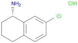 (S)-7-Chloro-1,2,3,4-tetrahydronaphthalen-1-aminehydrochloride