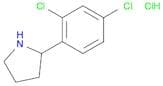 2-(2,4-Dichlorophenyl)pyrrolidinehydrochloride