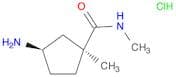 (1S,3R)-3-amino-N,1-dimethyl-cyclopentanecarboxamide hydrochloride