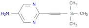 2-(2-trimethylsilylethynyl)pyrimidin-5-amine