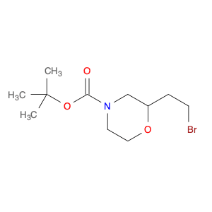 tert-butyl 2-(2-bromoethyl)morpholine-4-carboxylate