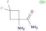 1-amino-3,3-difluoro-cyclobutanecarboxamide hydrochloride