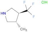 trans-3-methyl-4-(trifluoromethyl)pyrrolidine;hydrochloride