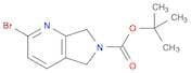 tert-butyl 2-bromo-5H,6H,7H-pyrrolo[3,4-b]pyridine-6-carboxylate