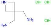 [3-(aminomethyl)azetidin-3-yl]methanamine trihydrochloride