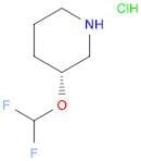 (3R)-3-(difluoromethoxy)piperidinehydrochloride