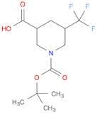 1-[(tert-butoxy)carbonyl]-5-(trifluoromethyl)piperidine-3-carboxylicacid