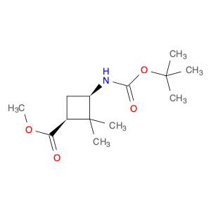 methyl (1S,3R)-3-(tert-butoxycarbonylamino)-2,2-dimethyl-cyclobutanecarboxylate