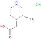 2-[(2S)-2-methylpiperazin-1-yl]acetic acid;hydrochloride