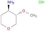 trans-3-methoxytetrahydropyran-4-amine;hydrochloride